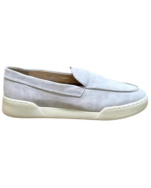MonoWay Schoenen ,Grijs ,Charlie Mocassino - Wit