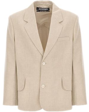 Jacquemus Blazers - Natural