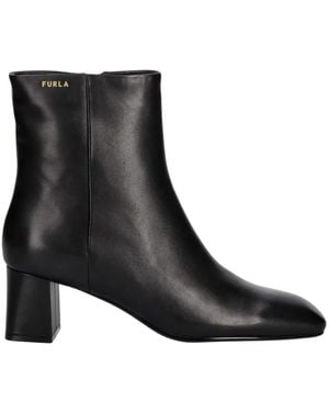 Furla Heeled Boots - Nero