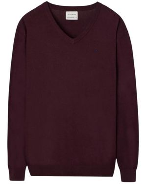 Silbon V-Neck Knitwear - Violet