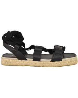 Max Mara Flat Sandals - Black