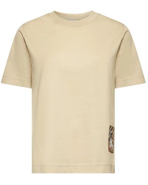 Burberry T-Shirts - Natural
