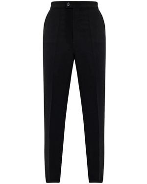 McQueen Slim-Fit Trousers - Black