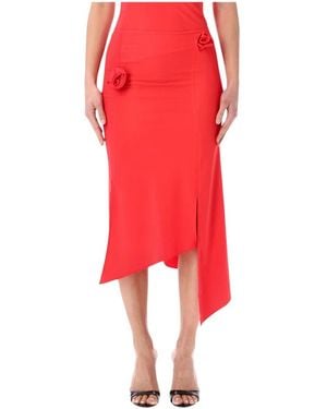 Coperni Rokken ,Rood ,Flower Skirt