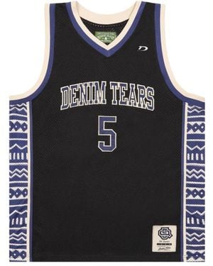 DENIM TEARS Sleeveless Tops - Black