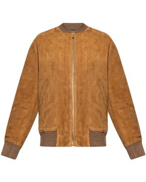 Paul Smith Jassen ,Bruin ,Suède Suède Bomberjack