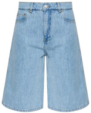 Coperni Denim Bermuda Shorts - Blauw