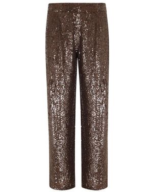 P.A.R.O.S.H. Wide Trousers - Brown