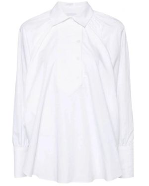 Patou Overhemden ,Wit ,Katoen Oversized Overhemd
