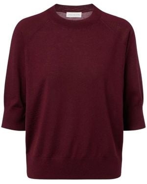 Dries Van Noten Round-Neck Knitwear - Rosso
