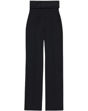 McQueen Wide Trousers - Black