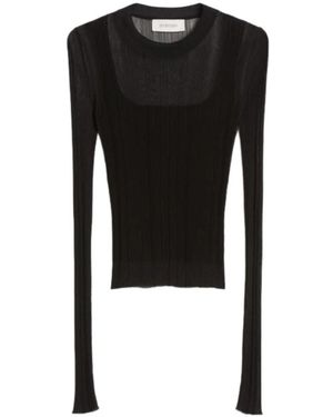 Sportmax Buono Trompe-'Oeil Pullover - Schwarz