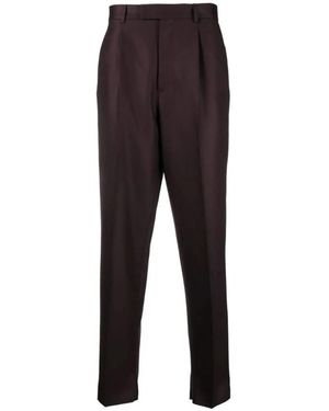 ZEGNA Slim-Fit Trousers - Rosso