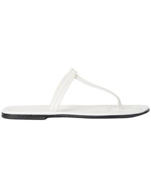 TOTEME T-Strap Sandalen - Weiß