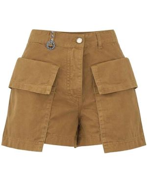 Pinko Short Shorts - Natural