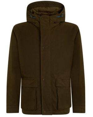Herno Jassen ,Groen ,Katoen Hooded Jacket