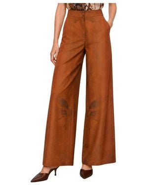 Kocca Wide Trousers - Brown