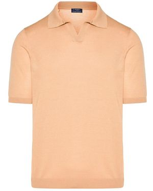 Barba Napoli Polo Shirts - Natural