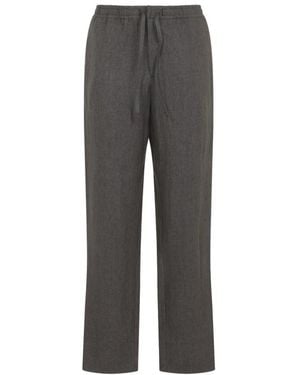 Canali Wide Trousers - Grey