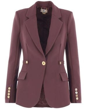 Elisabetta Franchi Blazers - Paars