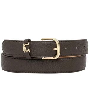 Coccinelle Accessoires ,Groen ,Leer Pad 09C Riem