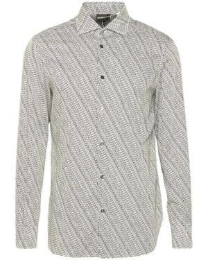 Emporio Armani Casual Shirts - Grey