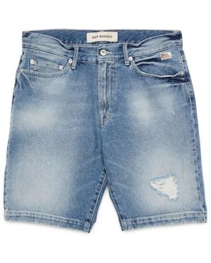 Roy Rogers Denim Shorts - Blue