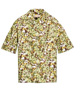 Marni Short Sleeve Shirts - Metálico
