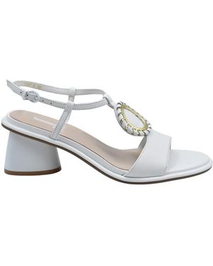 Jeannot High Heel Sandals - White