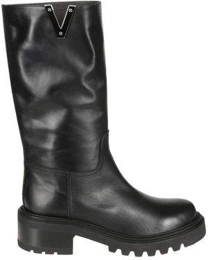 Via Roma 15 High Boots - Black