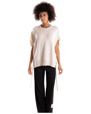 Akep Round-Neck Knitwear - Blanc