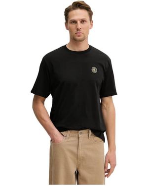 Just Cavalli Tops ,Zwart ,Katoen Katoenen T-Shirt