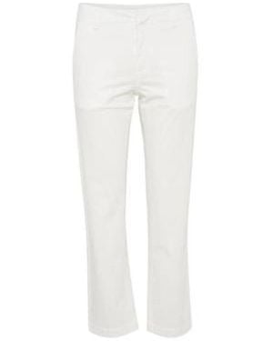 Part Two Cropped Trousers - White