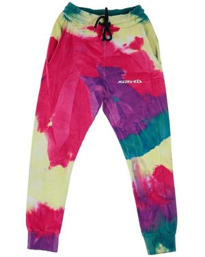 Mauna Kea Broeken ,Veelkleurig ,Katoen Lichtgewicht Jogger Trainingsbroek - Roze