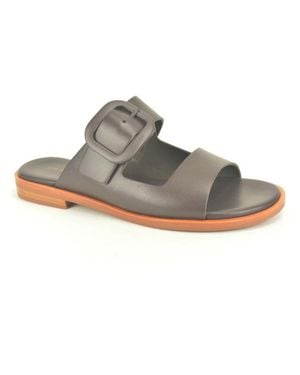 Frau Schoenen ,Bruin ,D.Bruin Effen Muil 2B - Grijs