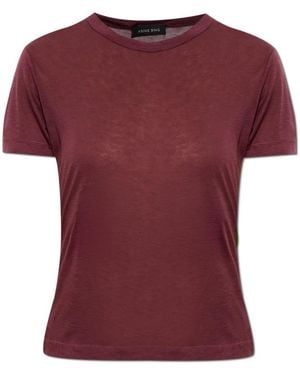 Anine Bing T-Shirts - Morado