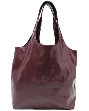 A.P.C. Tote Bags - Morado