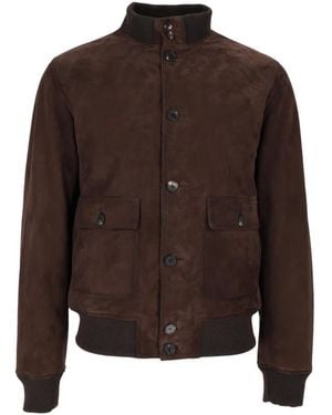 Stewart Leather Jackets - Marrone