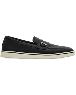 Ferragamo Gancini Zier Loafer-Slipper - Schwarz