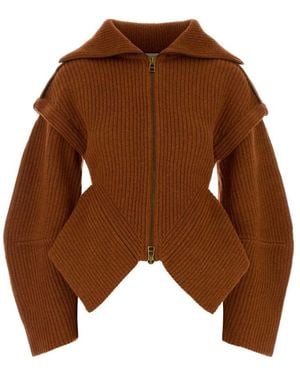 Zimmermann Truien & Vesten ,Oranje ,Wol Valiant Utility Cardigan - Bruin