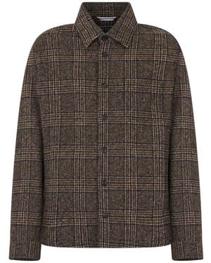 Fedeli Karierter Einreiher-Blazer - Braun
