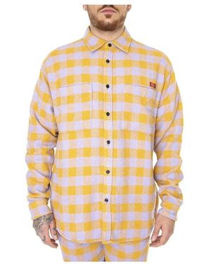 Dickies Overhemden ,Veelkleurig ,Katoen Primavera Estate Camicia - Metallic