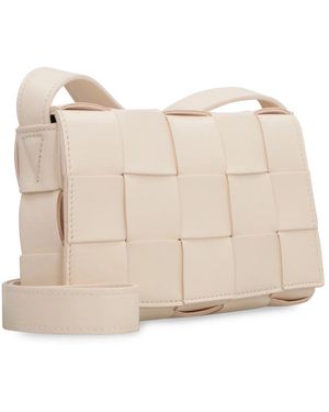 Bottega Veneta Cassette Small Crossbody Bag - Naturel