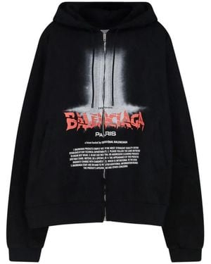 Balenciaga Zip-Throughs - Negro