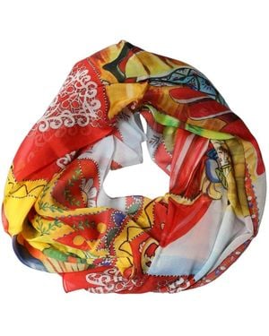Dolce & Gabbana Silk Scarves - Red