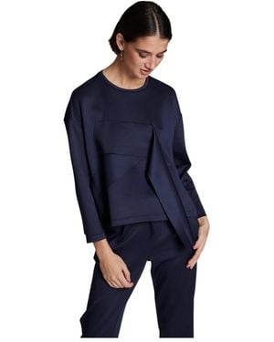 Moskada Long Sleeve Tops - Blu
