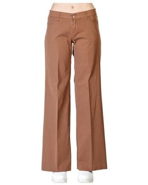 Kiltie Wide Pants - Brown