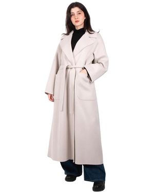 Max Mara Belted Coats - Natural