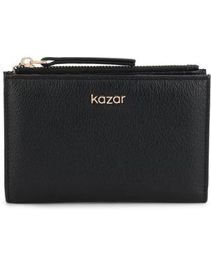 Kazar Accessoires ,Zwart ,Leer Thalia Portemonnee