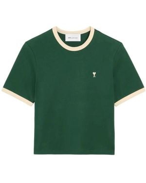 Ami Paris T-Shirts - Verde